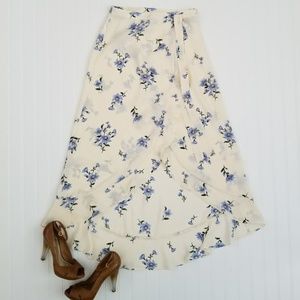 NEW Womens Lydelle Maxi Skirt Floral Cream S M L